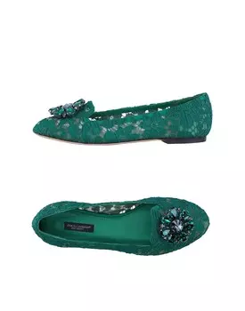 Лоферы Dolce&Gabbana, зеленый