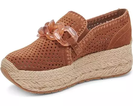 Лоферы Dolce Vita Jhenee Espadrille Perf, цвет Pecan Perforated Suede