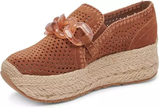 Лоферы Dolce Vita Jhenee Espadrille Perf, цвет Pecan Perforated Suede
