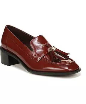 Лоферы Donna на блочном каблуке Franco Sarto, красный
