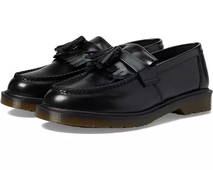 Лоферы Dr. Martens Adrian Smooth Leather Tassel Loafers, цвет Black Polished Smooth