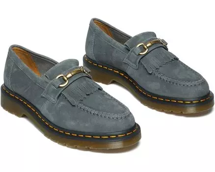 Лоферы Dr. Martens Adrian Snaffle, цвет Washed Denim