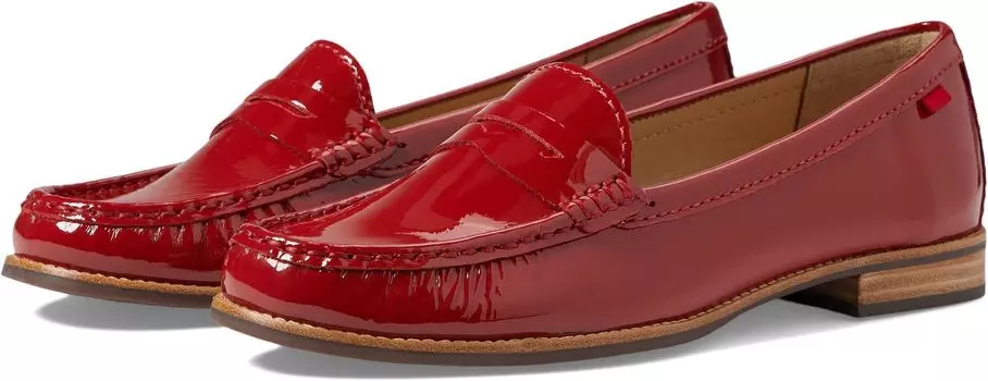 Лоферы East Village Marc Joseph New York, цвет Red Patent