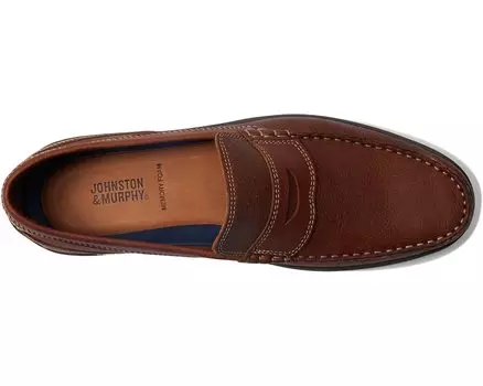 Лоферы Emmett Penny Johnston & Murphy, коричневый