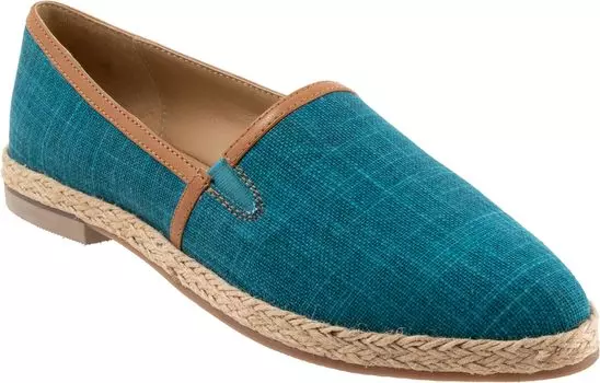 Лоферы Estelle Trotters, цвет Aqua Canvas