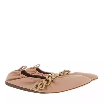 Лоферы falabella chunky chain ballet flats Stella Mccartney, розовый