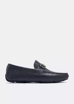 Лоферы Ferragamo Gancini Driving, синий