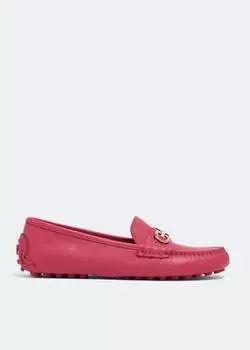 Лоферы FERRAGAMO Odilia loafers, розовый