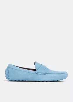 Лоферы FERRAGAMO Penny driver loafers, синий