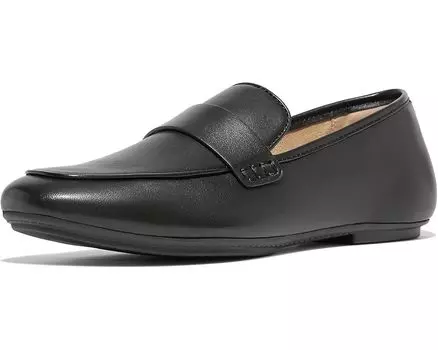 Лоферы FitFlop Delicato Soft Leather Loafers, черный
