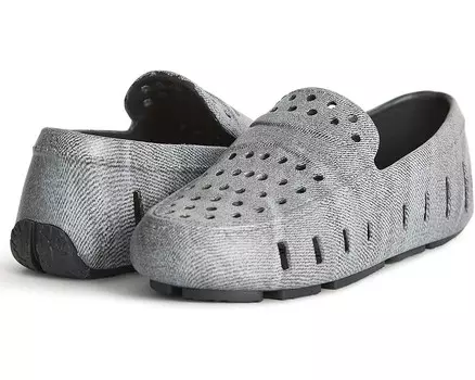 Лоферы Floafers Kids Prodigy Driver Print, цвет Black Denim