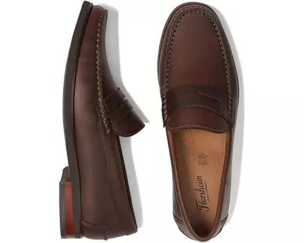 Лоферы Florsheim Berkley Flex Penny Loafer, цвет Brown Crazy Horse