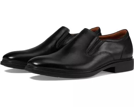 Лоферы Florsheim Forecast Plain Toe Slip-On, цвет Black Smooth