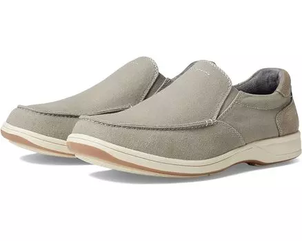 Лоферы Florsheim Lakeside Canvas Moc Toe Slip-On, цвет Gray Canvas