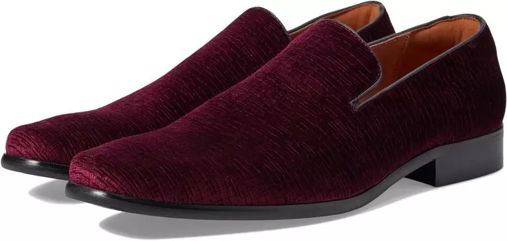 Лоферы Florsheim Postino Plain Toe Velvet Slip-On, бордовый