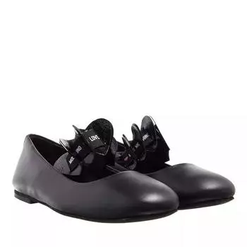 Лоферы flower heart Love Moschino, черный