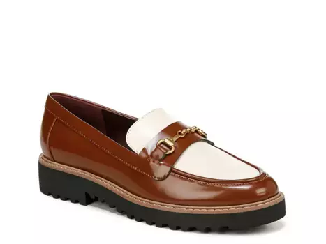 Лоферы Franco Sarto Colette, темно-коричневые/белые