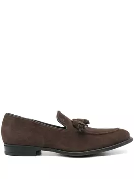 Лоферы Fratelli Rossetti с кисточками, коричневый