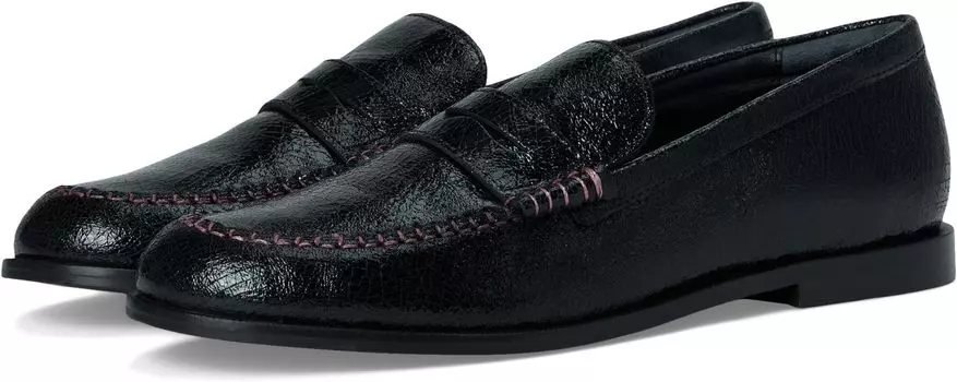 Лоферы Free People Blanket Stitch Loafers, черный