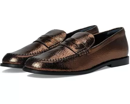 Лоферы Free People Blanket Stitch Loafers, цвет Bronze Age Metallic