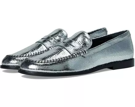 Лоферы Free People Blanket Stitch Loafers, цвет Pale Pewter Leather