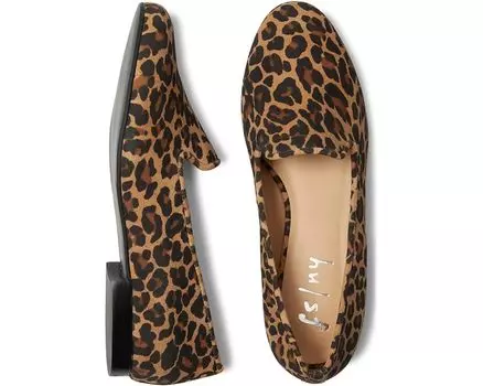 Лоферы French Sole Kaitlin, леопардовый