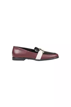 Лоферы Furla кожаные, бордовый