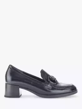 Лоферы Gabor Dear Wide Fit Heeled, черный