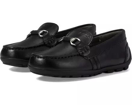 Лоферы Geox Kids Fast 3, цвет Black Oxford