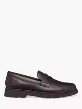Лоферы Geox Spherica EC1 Tumbled Leather, кофе