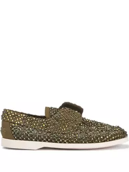 Лоферы Gilda Le Silla, зеленый