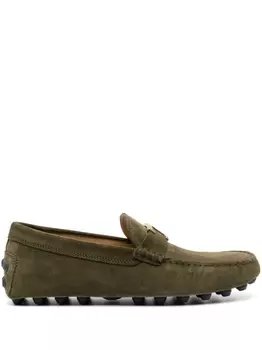 Лоферы Gommino Tod's, зеленый