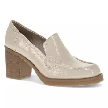 Лоферы Gretel на блочном каблуке Baretraps, белый