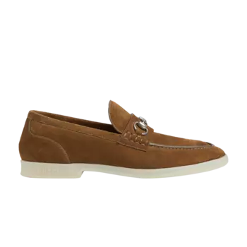 Лоферы Gucci Horsebit Loafer, коричневый
