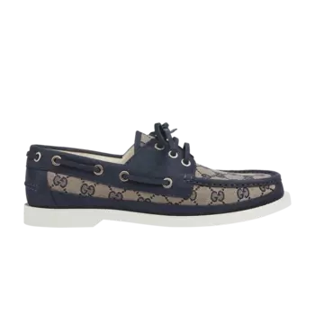Лоферы Gucci Lace Up Loafer, коричневый