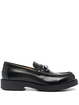 Лоферы Gucci с отделкой Horsebit, черный