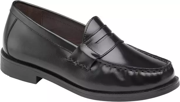 Лоферы Hayes Penny Johnston & Murphy, цвет Black Brush-Off Leather