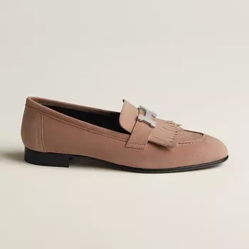 Лоферы Herms Royal, бежево-розовый