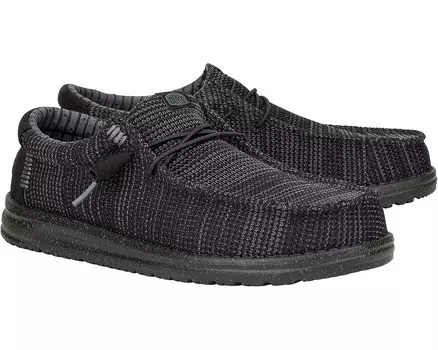 Лоферы Hey Dude Wally Stretch Sox, черный