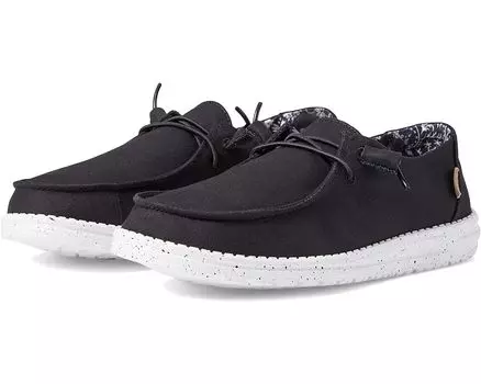 Лоферы Hey Dude Wendy Basic Wide, цвет Black Odyssey