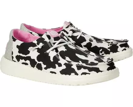 Лоферы Hey Dude Wendy Cowgirl Sparkle, черный/белый