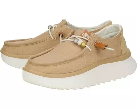 Лоферы Hey Dude Wendy Peak Baja Stripe, цвет Tan