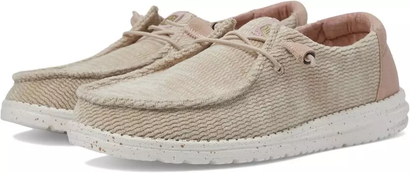 Лоферы Hey Dude Wendy Wave Corduroy, серо-коричневый