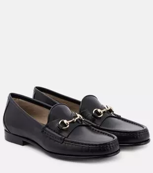 Лоферы Horsebit 1953 из кожи Gucci, черный