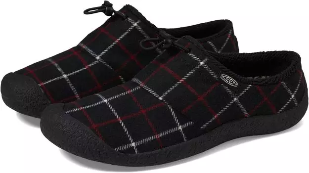 Лоферы Howser III Slide KEEN, цвет Black Plaid