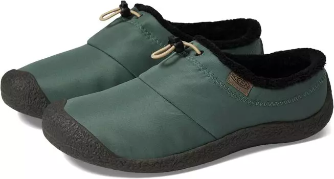 Лоферы Howser III Slide KEEN, цвет Dark Forest/Black