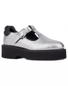 Лоферы из водонепроницаемой кожи Aquatalia Malvina, серебряный