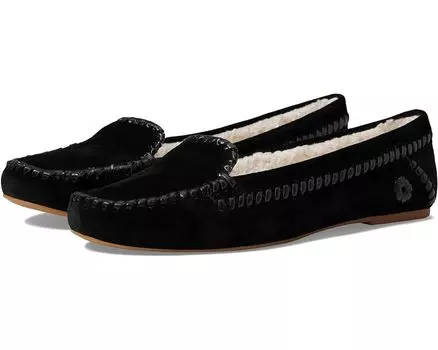Лоферы Jack Rogers Millie Moccasins Sherpa, цвет Black/Black