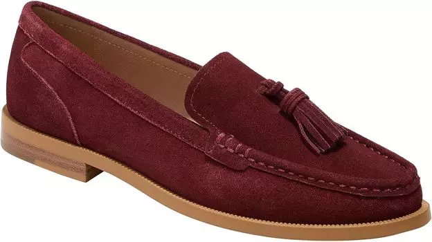 Лоферы Jack Rogers Wells Mid Heel, цвет Bordeaux