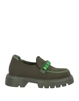 Лоферы Jeannot, зеленый